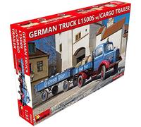German Truck L1500S W/Cargo Trailer 1:35 Plastic Model Kit MINIART
