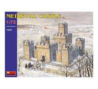 MiniArt Modello Castello Medievale 1/72 Dettagliato Diorama Storico