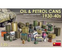 Miniart OIL & PETROL CANS 1930-40s KIT 1:35