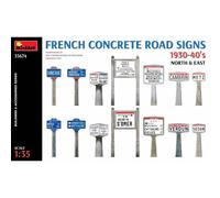 MiniArt Segnali Stradali In Calcestruzzo Anni 1930-40 Modello Maquette