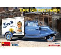 Miniart TEMPO E400 KASTENWAGEN 3-WHEEL DELIVERY BOX TRACK KIT 1:35