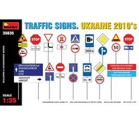 Miniart traffic signs.ukraine 2010's KIT 1:35