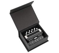 Miniatura a fisarmonica modello espositivo con scatola portaoggetti, plastica e metallo, 9 x 7,5 x 4 cm