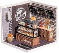 Miniatura Casa Delle Bambole con Mobili,Fai Da Te In Miniatura Casa Delle Bambole Kit,Costruisci Regali Creativi Arredato con MobilieE Luci a Led Decorare I Regali Di Compleanno Di Natale E