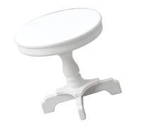 Miniatura case delle bambole End Table 1:12 mobili in legno rotondo tavolino modello case delle bambole soggiorno scena decorazioni case delle bambole accessori decorazione