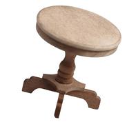 Miniatura case delle bambole End Table 1:12 mobili in legno rotondo tavolino modello case delle bambole soggiorno scena decorazioni case delle bambole accessori decorazione