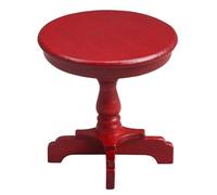 Miniatura case delle bambole End Table 1:12 mobili in legno rotondo tavolino modello case delle bambole soggiorno scena decorazioni case delle bambole accessori decorazione