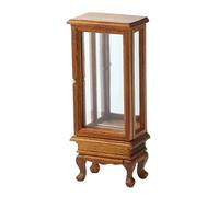 Miniatura case delle bambole Mobili 1/12 Governo di Vetro Per Progetto Artigianale E Case Delle Bambole Modello Collector Scena Visualizzazione Miniatura Cabinet