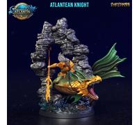Miniatura Cavalieri Atlantide Dei Guerrieri Del Mare Per Tabletop E Vetrina