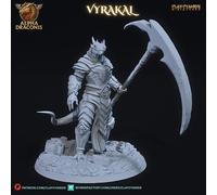 Miniatura Del Cavaliere Draconico Figura Di Eroe Drago Per RPG Come DnD 5E