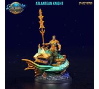 Miniatura Del Cavaliere Guerriero Marino Protettivo Per Tabletop E Display