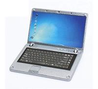 Miniatura Del Computer Portatile Modello Di Casa Delle Bambole Accessori Fare Sembra Giocare Regalo Colore Casuale Esecuzione Squisita Trattamento di moda