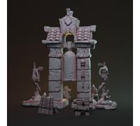 Miniatura Del Torre Campanaria Oscura Guardiano Figura Per TTRPG Come D&D 5E