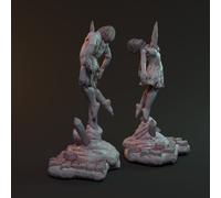 Miniatura Del Torre Campanaria Oscura Guardiano Figura Per TTRPG Come D&D 5E
