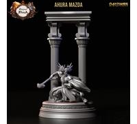 Miniatura Di Ahura Mazda, Dio Della Creazione, Figurina Per Tabletop E Display