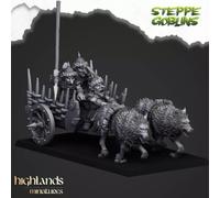 Miniatura di Higlands - Orche e goblin - Carrello Goblin della steppa - Stamp...
