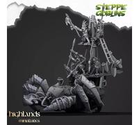 Miniatura di Higlands - Orche e goblin - Granchio gigante goblin - Stampato i...
