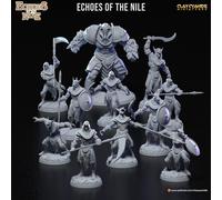 Miniatura Di Sciacallo Guardiano Figura Per TTRPG Come D&D 5E