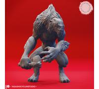 Miniatura Di Un Profondo Orso Quaggoth In Arrivo Per TTRPG Come D&D 5E DSA