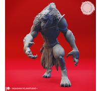 Miniatura Di Un Profondo Orso Quaggoth In Arrivo Per TTRPG Come D&D 5E DSA