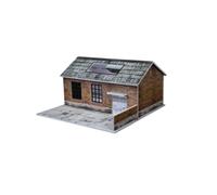 Miniatura Edificio Modello 1 64 Diorama Architettonico con Dettagli Esterni Stampati Struttura Rigida Base in PVC Adatta, style to 1