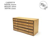 Miniatura Fatto a Mano Cinque Cassetti Kit Fai da Te