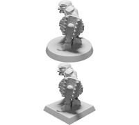 Miniatura Goblin con Spada e Scudo Scala 28mm per Wargame da Tavolo RPG Basetta