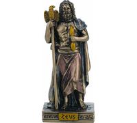 Miniatura in resina Zeus mitologia greca padre degli dei 8,5 cm/ 3,34' NUOVO