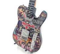 Miniatura - Mini Chitarra Da Collezione Replica In Legno - Music Legends Coll...