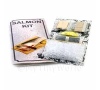 Miniatura per Casa Delle Bambole Salmone Kit Con Stampo IN Silicone