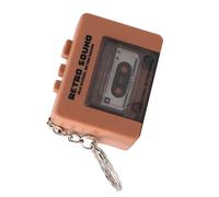 Miniatura Retro Cassette Giocatore Keychains Vintage Tape Recorders Design Con Riproduzione Musica E Registrazione Di Personalizzazioni