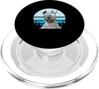 Miniatura Schnauzer Sci Inverno Montagna Sci Amante dei cani PopSockets PopGrip per MagSafe