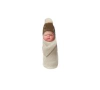 Miniature 2" Real Newborn Baby Dolls Silicone Full Body for Girl Bambola Letto (White One Size)