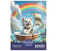 Miniature American Eskimo Dog Puzzle Da 1000 Pezzi Per Adulti Puzzle Per Gioco Familiare Pet Dog Intrattenimento Creativo Regalo Per Adulti E Bambini Per Adulti E Bambini A Partire Dai 12 Anni70x50cm