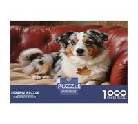 Miniature American Shepherd Puzzle Da 1000 Pezzi Per Famiglie Tradizionali: Un Rituale Serale Divertente E Unificante!