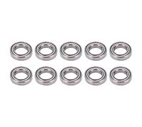 Miniature Ball Bearings Stainless Steel High Speed S6903ZZ 30x17x7mm Double Shielded Dust Proof for Papermaking Machinery Industrial Reducers 10Pcs