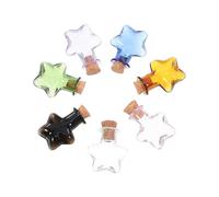 Miniature Bottle Empty Glass Wishing Bottle Home Decor present Giving 7Pcs