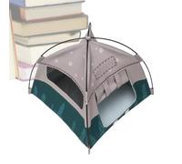 Miniature Camping Tent - 1:12 Scale Model, Portable Doll Ornament | Canvas Fabric Desktop Miniature 90g, Cute Tiny Tent Toy For Studio Office Decoration Photography Props