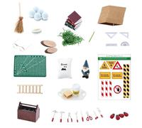 Miniature Construction Tools - Resin Wood Metal Gnome Supplies | Fairy Gard