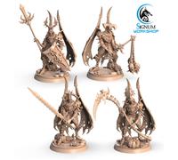 Miniature D&D/wargames Signum Workshop Ottobre 21 in resina dettagliata 3d print