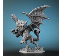 Miniature di Draghi - Miniature di Chimera per Giochi di Ruolo e da Tavolo, Decorazioni da Scrivania, Compatibili con , Pronte per la Pittura per Appassionati di RPG da Tavolo