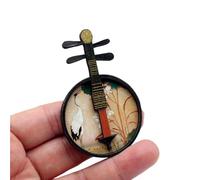 Miniature Di Strumenti Musicali Modelli Di Mobili In Miniatura Degli Antichi Pipa Guzheng E Guqin(3)