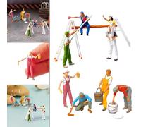 Miniature di Un Pittore, Operaio, Accessori per Scene di Simulazione, Figure per