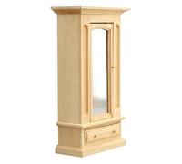 Miniature Doll House Furniture | 9.8x4.5x17.2cm Scale With Mirror High Simulated Decoration - Effortless Toy Furniture | For Holiday Birthday Home Room Display Collection DIY Project