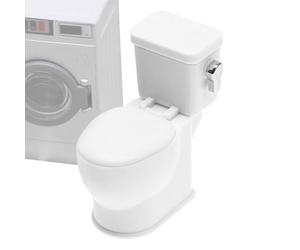 Miniature Doll Toilet - 3x5.5x6cm Miniature Furniture Toilets, Interactive Funny Toilets With Flushing Sound, Realistic Doll House Decor Miniiature Toilet Bowl, Furniture