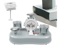 Miniature Drum Set, Electric Finger Drums, Educational Percussion Toy, Sound and Light Effects, Compact Desktop Design, Perfect for Kids Adults Musical Play and Entertainment Use