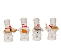 Miniature Figure Puffo Bäckerquartett Altezza 8Cm Nuovo Cucina E Pane Fare