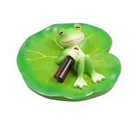 Miniature Frogs, Realistic Animal Figurines, Lightweight Garden Sculptures, Tiny Decorative Accents for Patio, Yard, Home, Desk, Terrarium Displays, Perfect Outdoor, Indoor Ornament 3.94x1.57 Inches