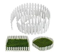 Miniature Garden Fence, Mini Recinzione Decorativa, Miniature Fairy Garden Fence, per Mini Decorazione della Casa, DIY Modello di Giardino Dell'Edificio