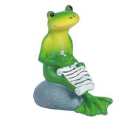 Miniature Garden Frog Figurines - Writing Letters Frog Statue, Tiny Re